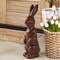 Easter Decorations - 14.5" Easter Bunny Figurine - Easter Decorations for Home - Standing Ceramic Easter Bunny Decor for Mantel Tabletop Porch Lawn Yard Spring Home Indoor Outdoor